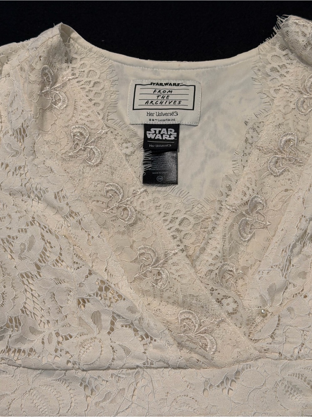Star Wars Padme Wedding Peplum Top By Her Universe Women’s Size Small - Picture 6 of 11